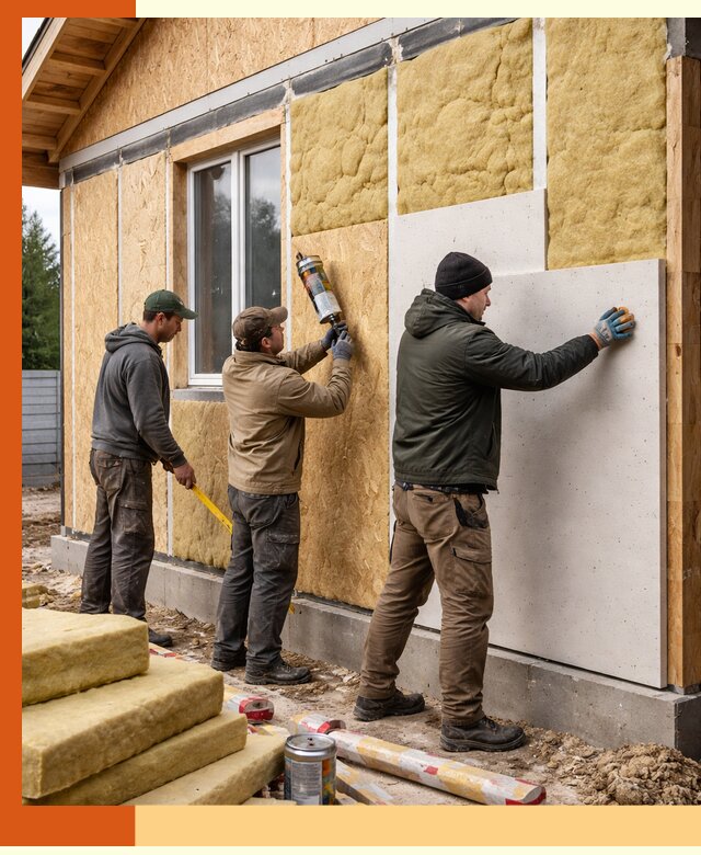 Профессиональное утепление дома из SIP-панелей в Заволжье