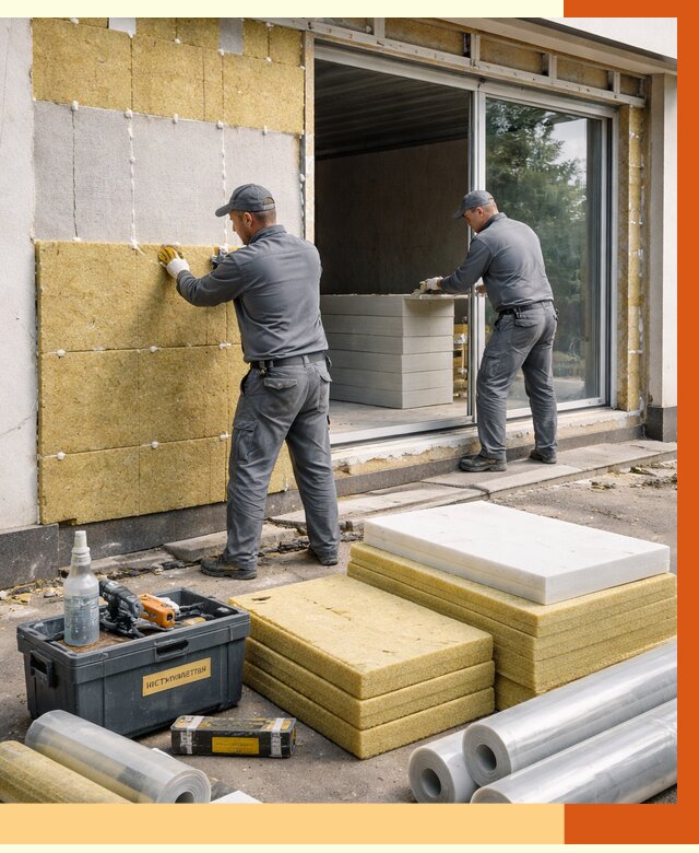 Утепление торгового павильона в Заволжье от 14767 руб./м² под ключ | ТепломастерЗвл