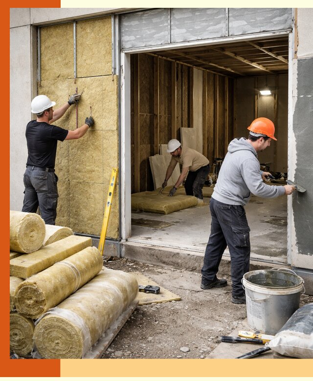 Утепление торгового павильона в Заволжье — качественно и энергоэффективно