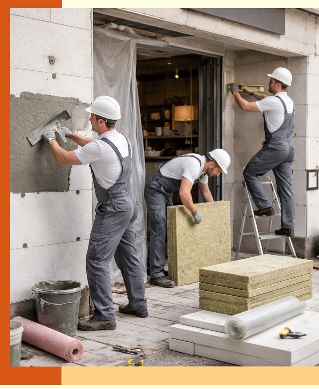 Утепление кафе в Заволжье: профессиональная теплоизоляция и монтаж